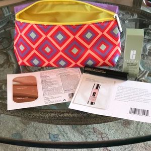 Clinique New Makeup Bag and Cosmetics